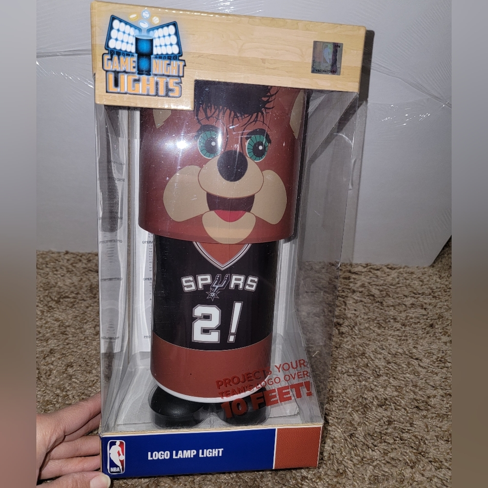 NBA San Antonio Spurs Logo Lamp Light